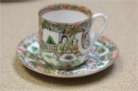 Chinese cup and saucer