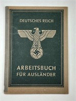 WW2 GERMAN WORKBOOK W PHOTO