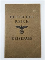 1938 GERMAN PASSPORT WITH PHOTO