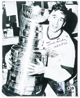 Ted Lindsay (D) Vintage 8x10 Photo with Cup H.H.O.