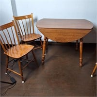 DROP LEAF TABLE WITH CHAIRS