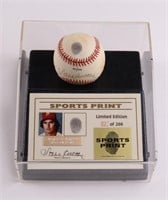 Autographed Steve Carlton ONL Baseball Display