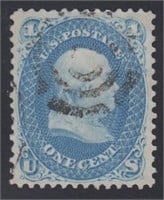 US Stamps #63 Used with PF Certificate stating