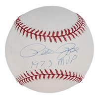 Autographed Pete Rose ONL 1973 MVP Baseball