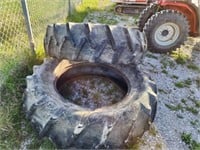 Qty Of (2) 18.4-34 Tractor Tire(s)
