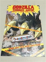 Poster: Godzilla Terrorizes Austin (A)