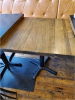 2-PER. WOOD DINING TABLE 30" X 27" X 29.25"
