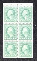 US Stamps #319g Block of 6 and #462A Block of  of