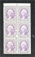 US Stamps #499E Block of 6 and #720B Block of