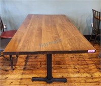 6-PER. WOOD DINING TABLE 72" X 36" X 30"