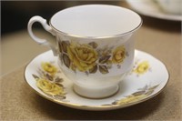 Queen Ann Bone China Cup and Saucer
