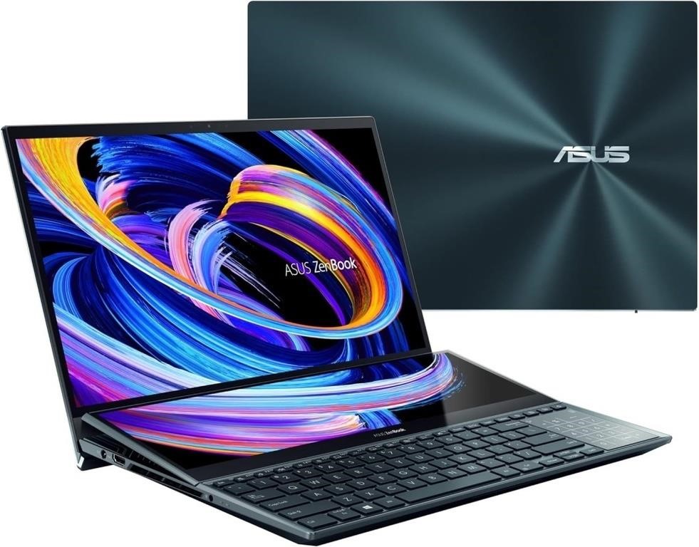 ASUS ZenBook Pro Duo 15 Laptop, 15.6” OLED 4K