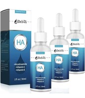 3 Pack Hyaluronic Acid Serum for Face Anti Aging