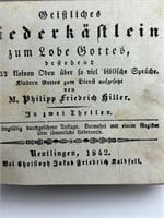 1842 German Book Liederkaftlein