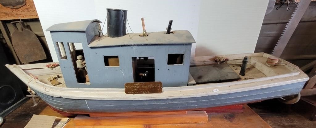 WORKING SHIP MODEL THE IDA BELLE WALTER STANSELL