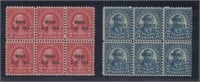 US Stamps #647 and #648 Mint NH Plate, CV $170+