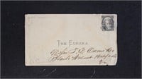 US Stamps 2 Cent Grilled Blackjack on cover with c