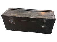 English Arched Top Wood Trunk