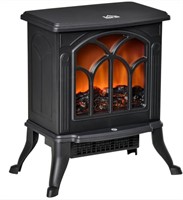 17in Electric Fireplace Heater - 1500W