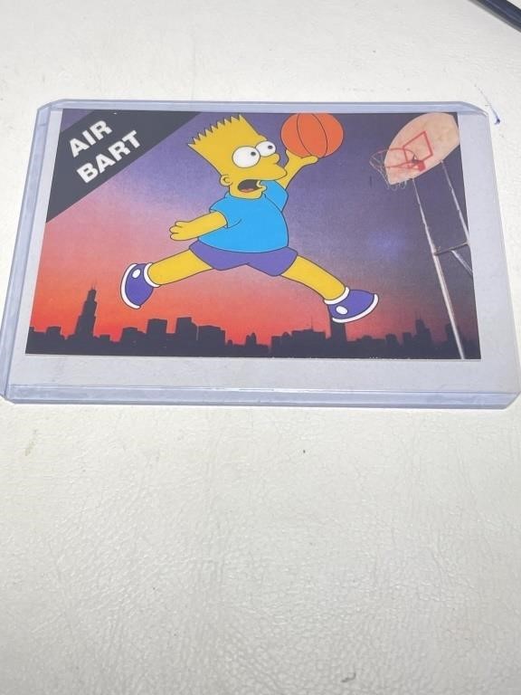 Bart Simpson Air Bart Promo Card