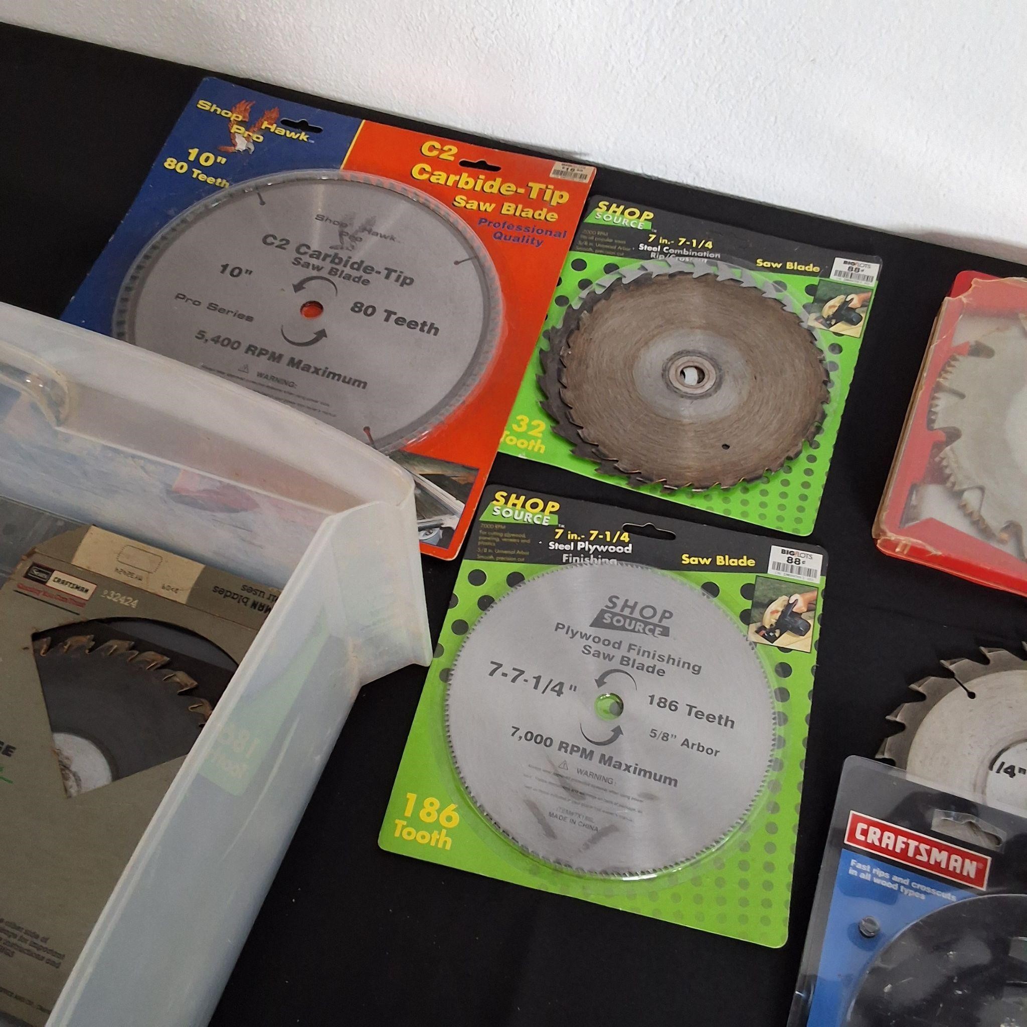 LARGE LOT OF SAW BLADES