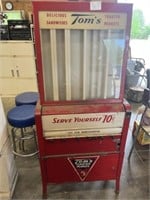 Vintage Toms Toasted Peanuts Vending Machine