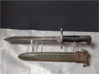 WWII US M1905 Bayonet w Scabbard- PAL 1943. The