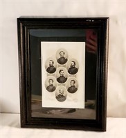 Civil War Union Generals Framed