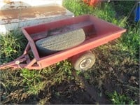 Lawn Cart (Missing Wheel & Tire)