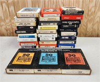 Collection of 8 Track Tapes