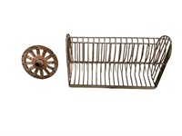 Harvesting Hay Metal Rack and Cast Iron Gear