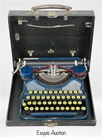 Corona Four 4 (Channel Blue) Portable Typewriter