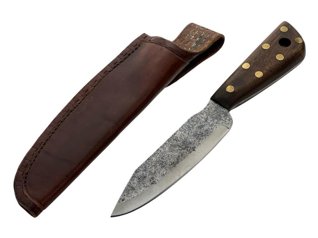 Lonnie Hall Chisenhall Knives Forged Skinner Knife