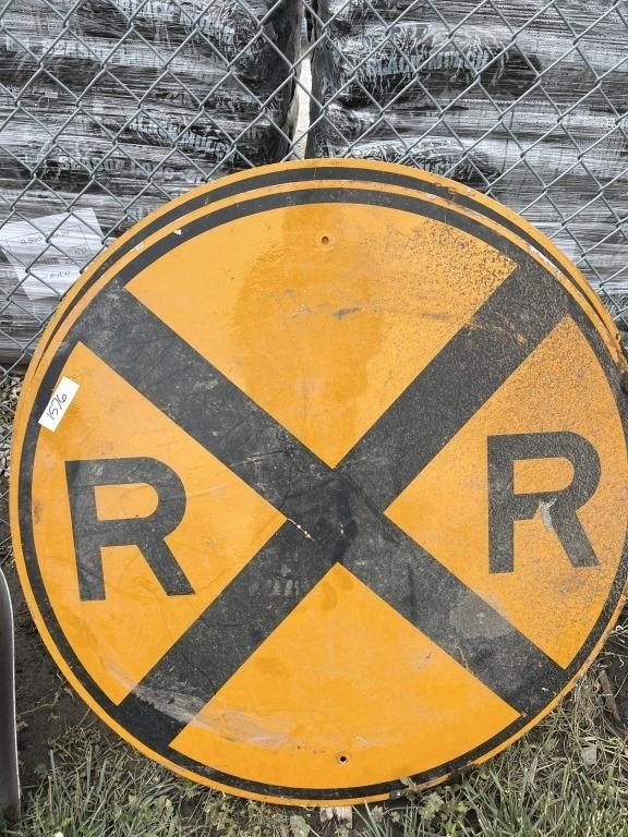 (2) Railroad Signs