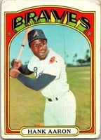 1972 Topps Baseball #299 Hank Aaron