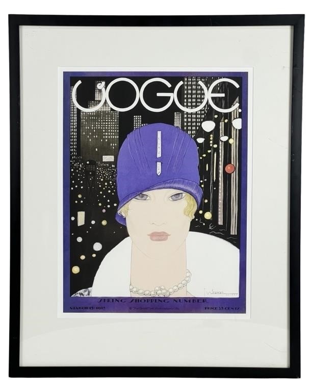 George LePape- 1927 Vogue Magazine Cover Art