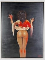 Nude Beauty Oil Painting in style Amedeo Modiglian