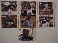7 1995 Upper Deck Michael Jordan baseball cards