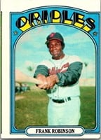 1972 Topps Baseball #100 Frank Robinson (filler)