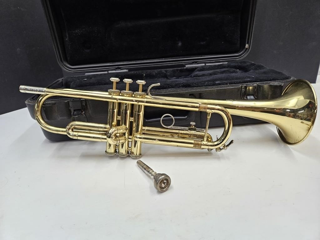 Bach Trumpet with Case & Mouth Piece (Small dents)