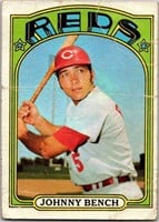 1972 Topps Baseball #433 Johnny Bench (filler)