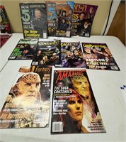 Lot of 9 SciFi Magazines Amazing Stories