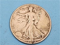 1944 Walking Liberty Half Dollar Silver Coin