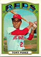 1972 Topps Baseball #80 Tony Perez