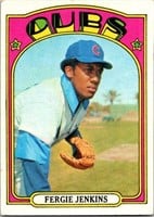 1972 Topps Baseball #410 Fergie Jenkins
