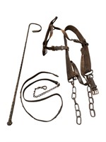 Set of 3 Equestrian Leather Accessories