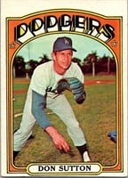 1972 Topps Baseball #530 Don Sutton