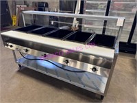 1X VOLLRATH 75" 38119 5 WELL HOT TABLE