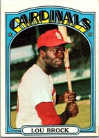 1972 Topps Baseball #200 Lou Brock