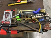 Misc. tools, saws, multi tool , power strip etc